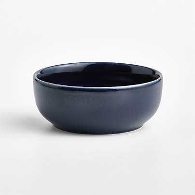 Hudson Navy Blue Stoneware Cereal Bowl