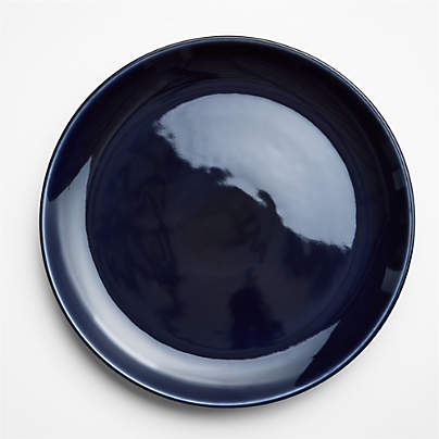Hudson Navy Blue Stoneware Dinner Plate