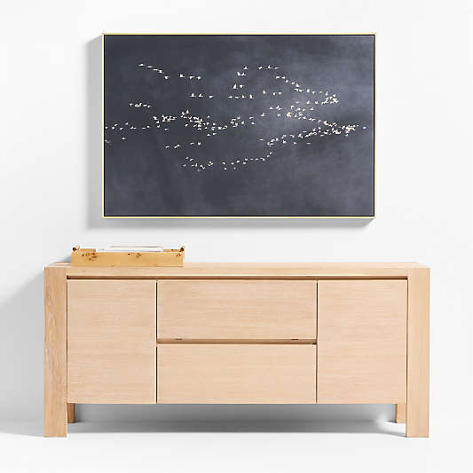 "Heading South" Blue Canvas 70"x47" Wall Art Print