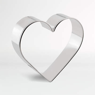 Stir 3 x 3.5 Stainless Steel Heart Cookie Cutter - Cookie Cutters - Baking & Kitchen