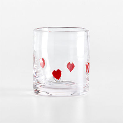 View Heart Icon 15-Oz. Double Old-Fashioned Glass details