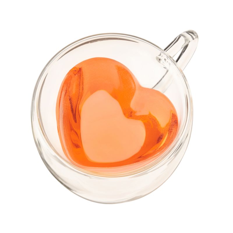 Heart 8-oz. Double Wall Glass Tea Mug - image 4 of 6