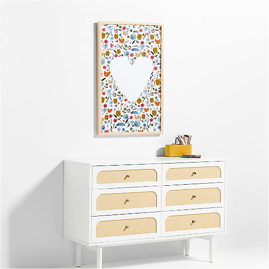 Heart Large Framed Wall Art Print