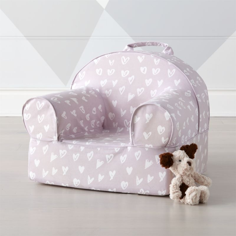 Small Heart Personalized Kids Lounge Nod Chair + Reviews Crate & Kids