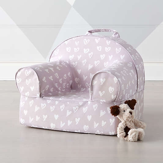 Small Heart Kids Lounge Nod Chair