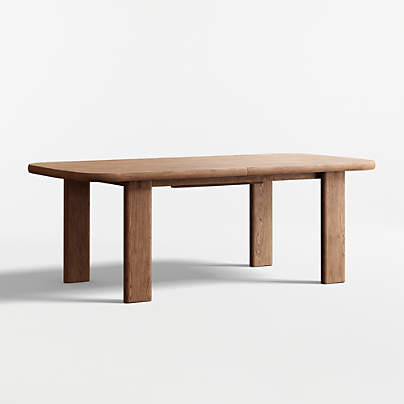 Hearth 85"-107" Oak Extendable Dining Table