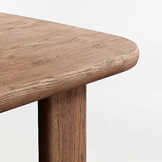 Hearth 85"-107" Oak Extendable Dining Table