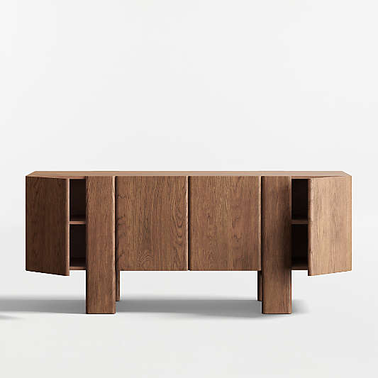 Hearth 76" Oak Credenza