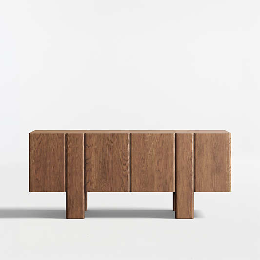 Hearth 76" Oak Credenza