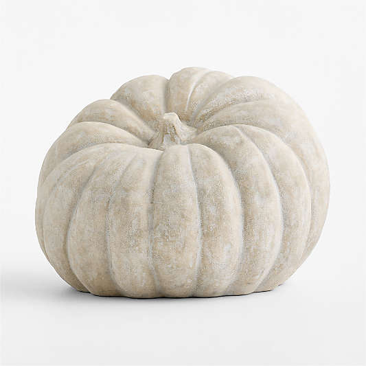 Heirloom Outdoor Large White Pumpkin