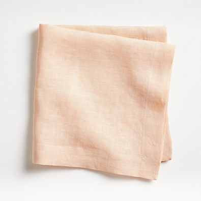 View Marin Blush Linen Napkin details