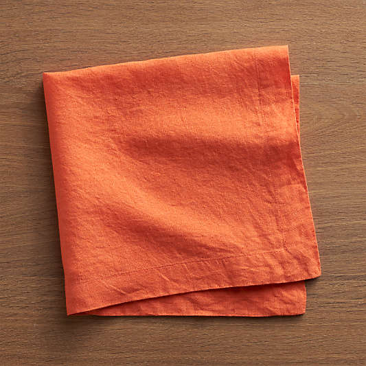 Helena Coral Linen Napkin