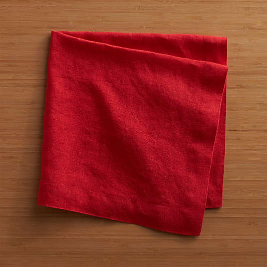 Helena Cherry Linen Napkin