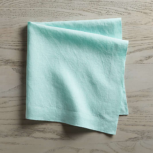 Helena Sky Blue Linen Napkin