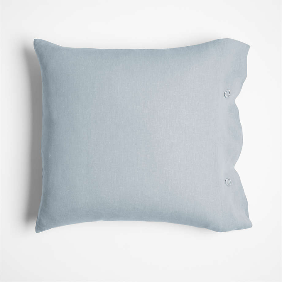 Photo inspiration: Fresh Look at Hemp 20 X20 Mist Blue Throw Pillow With Feather Insert