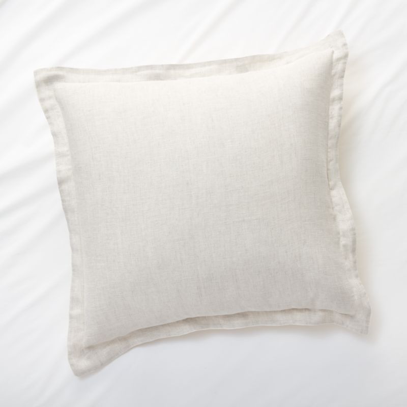 New Natural Hemp Euro Bed Pillow Sham - image 0 of 10