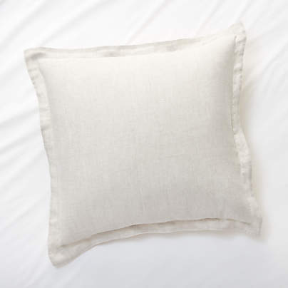 New Natural Hemp Euro Bed Pillow Sham