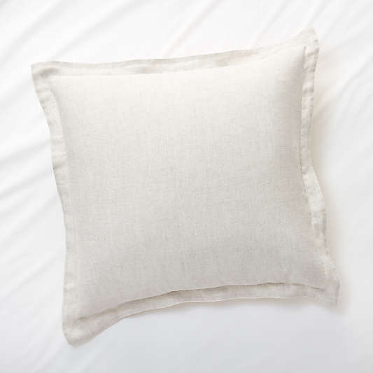 New Natural Hemp Euro Bed Pillow Sham