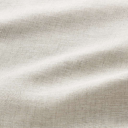 Aire Natural Hemp Reversible Warm Natural and Ivory Queen Duvet Cover