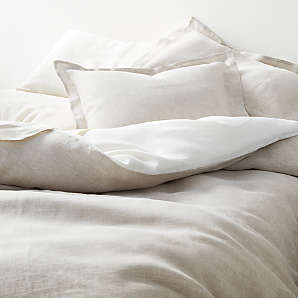 1 duvet cover and 2 pillowcases Ruffled hemp bedding set 3 pieces Natural and antibacterial bedding for you