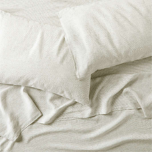 Hemp Bedding Sets Natural Hemp Sheets Crate & Barrel