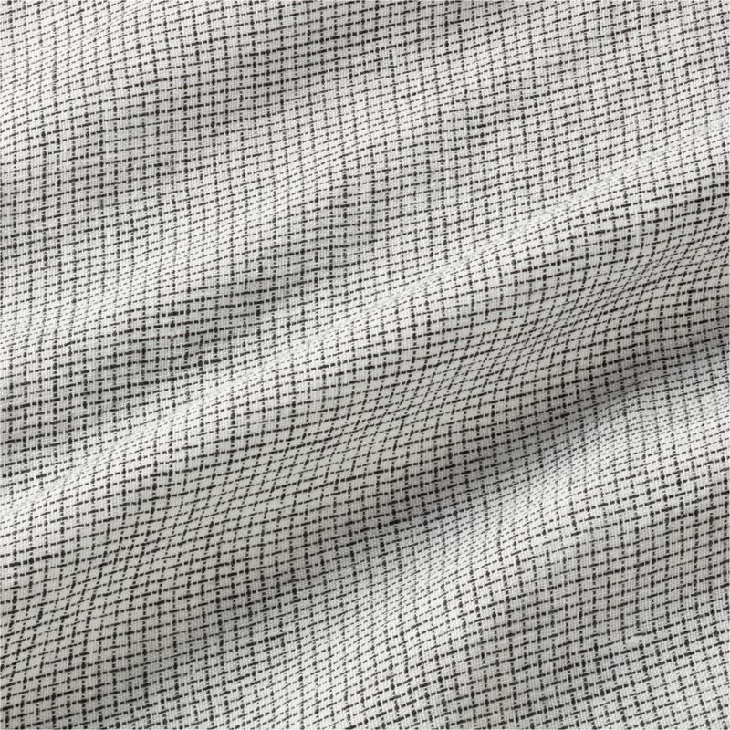 New Natural Hemp Ink Black Grid King Pillowcases, Set of 2 - image 4 of 4