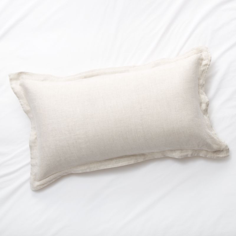 Viewing product image New Natural Hemp King Bed Pillow Sham - image 1 of 10