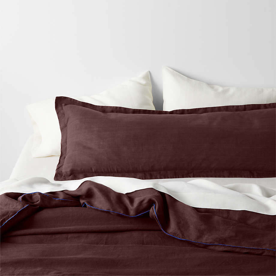 Burgundy throw best sale pillow covers