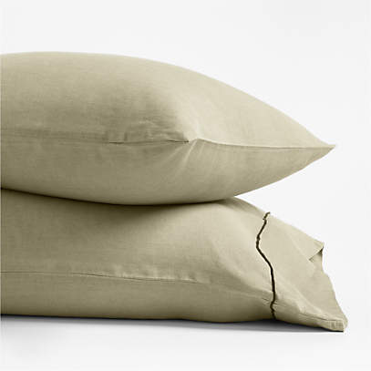 Green clearance pillowcases standard