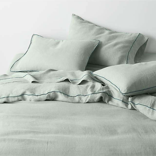 Sage clearance pillow shams