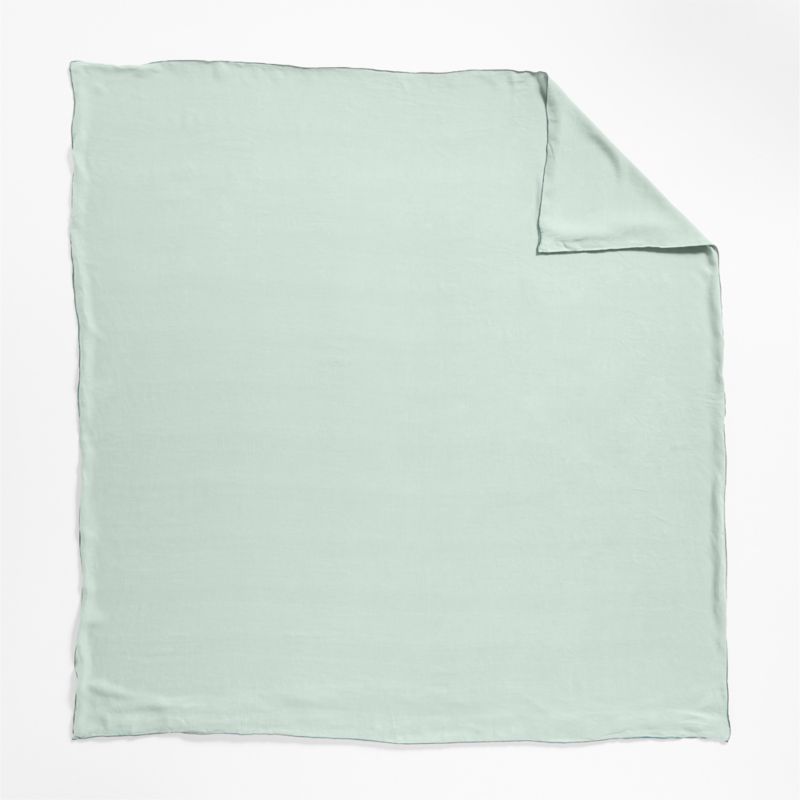 New Natural Hemp Merrow Stitch Verte Green King Duvet Cover - image 8 of 8