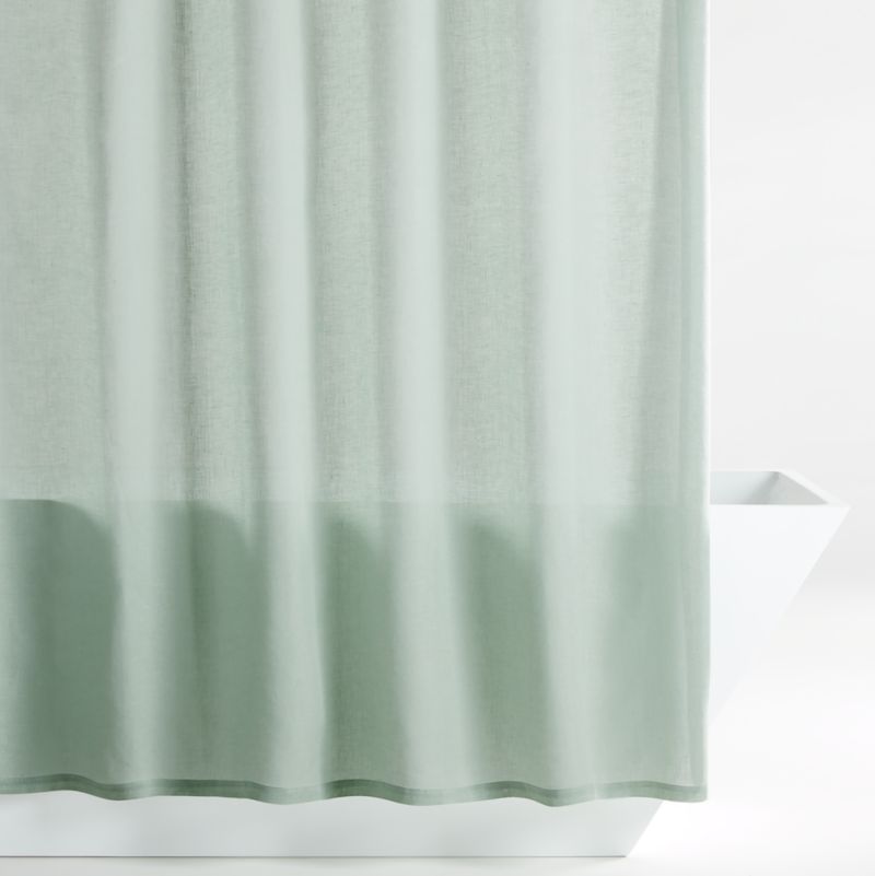 Hemp Green Shower Curtain Reviews, Green And Gray Shower Curtain