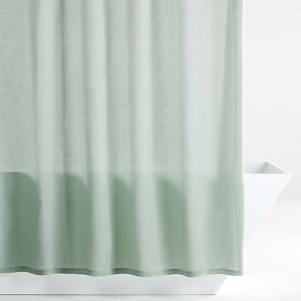 Hemp Green Shower Curtain 