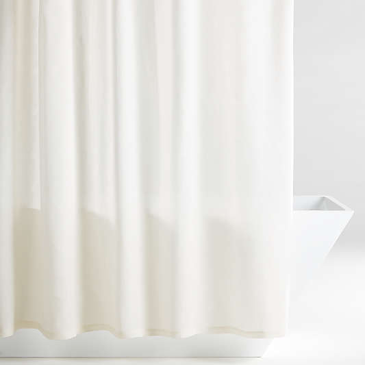 Shower Curtains, Rings and Liners Crate and Barrel