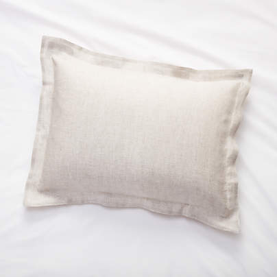 New Natural Hemp Standard Bed Pillow Sham