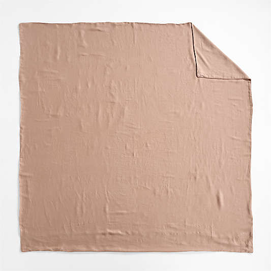 New Natural Hemp Terracotta Pink Duvet Covers