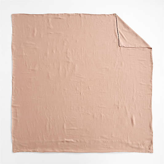 New Natural Hemp Terracotta King Duvet Cover