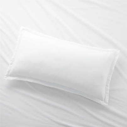 New Natural Hemp White King Bed Pillow Sham