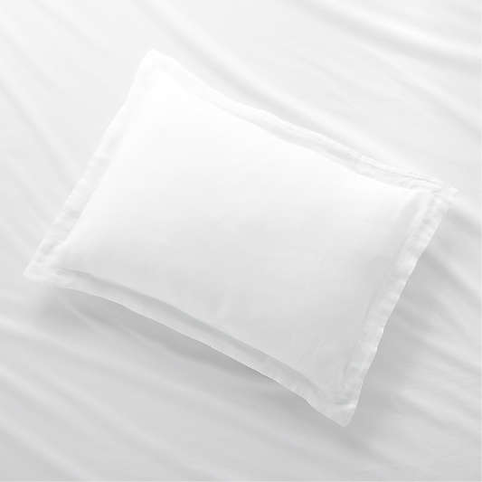 New Natural Hemp White Bed Pillow Shams