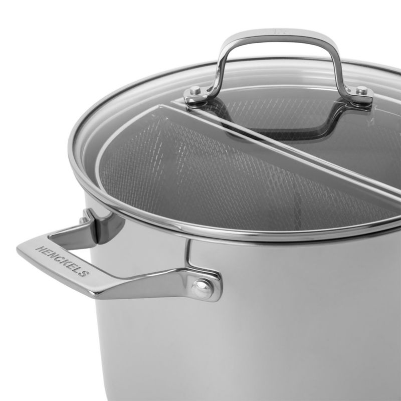 HENCKELS 8.5-Qt. Stainless Steel Pasta Pot with Straining Baskets - image 3 of 7