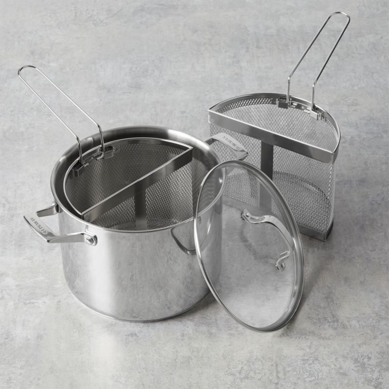 HENCKELS 8.5-Qt. Stainless Steel Pasta Pot with Straining Baskets - image 2 of 7