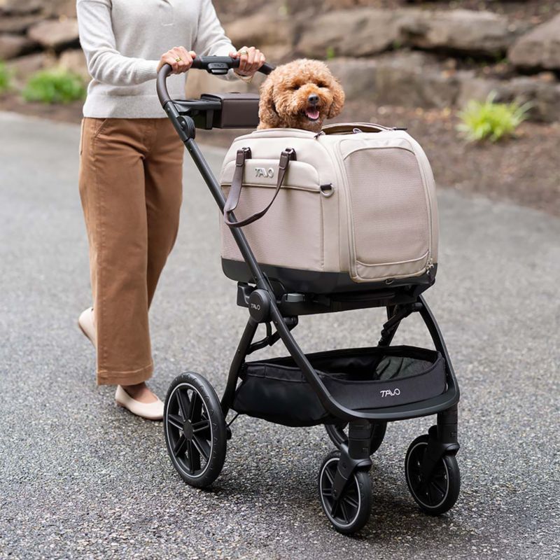 Hendrick Pet Car Seat + Stroller Travel System in Tawny - image 4 of 8