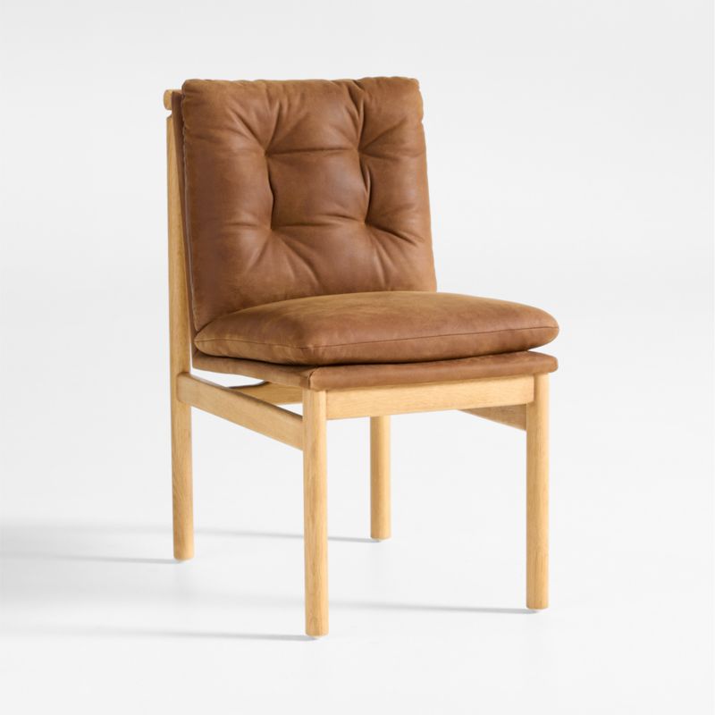 Henning Leather Dining Side Chair - image 5 of 9