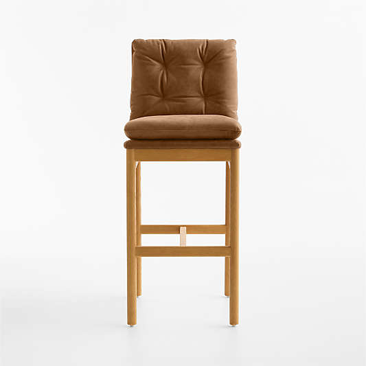 Henning Leather Bar Stool