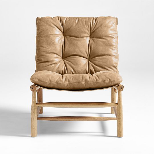 Henning Leather Lounge Chair