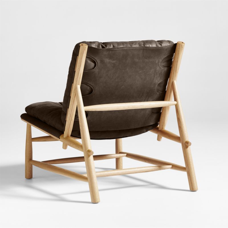 Henning Leather Accent Chair - image 5 of 7