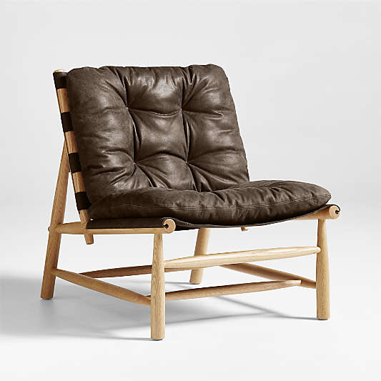 Henning Leather Accent Chair