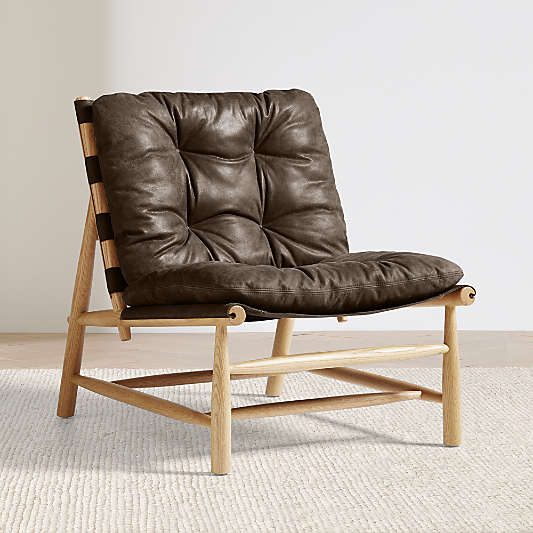 Henning Leather Accent Chair