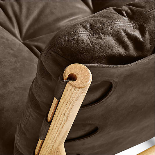 Henning Leather Accent Chair