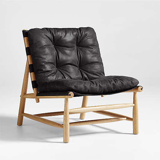 Henning Leather Accent Chair